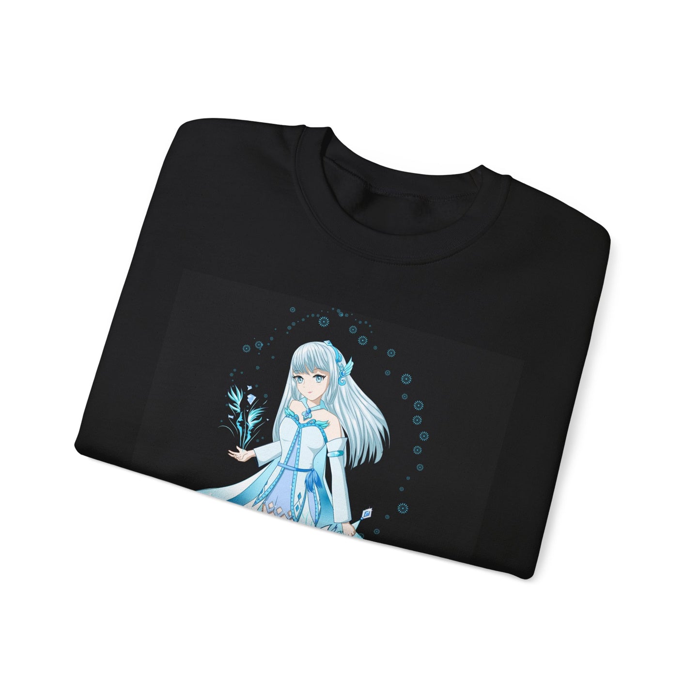 Anime Girl Unisex Heavy Blend™ Crewneck Sweatshirt