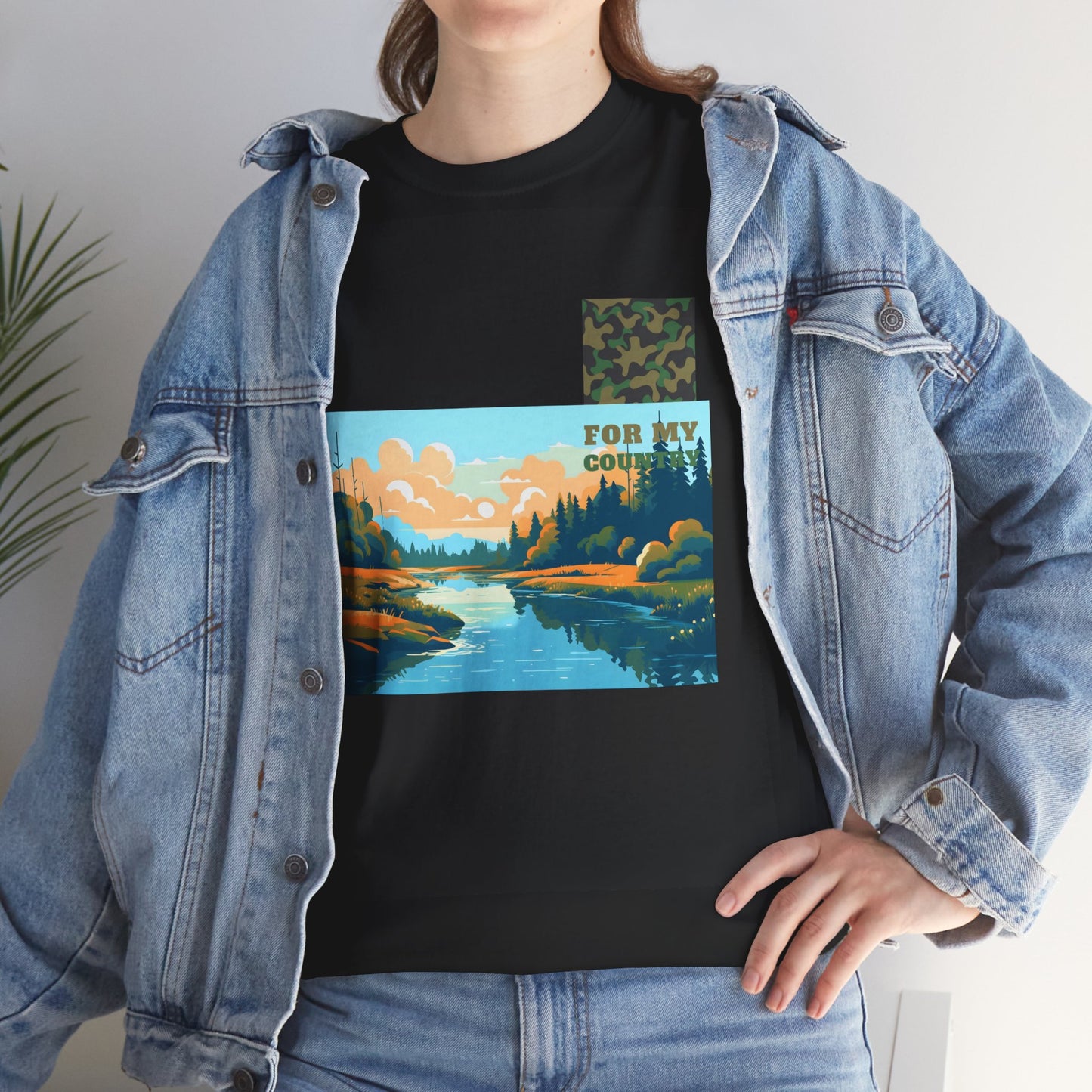 Lake Image Unisex Heavy Cotton Tee