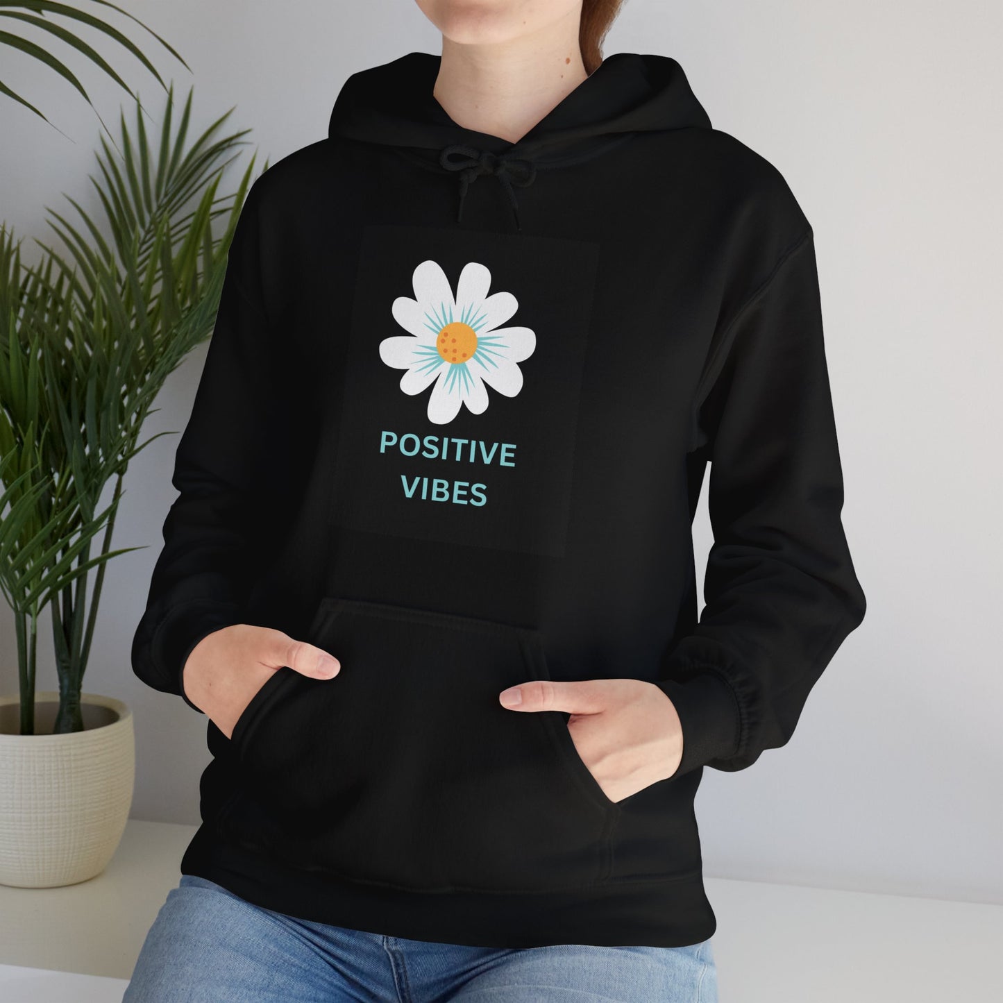 Positive Vibes Unisex Heavy Blend™ Hooded Sweatshirt