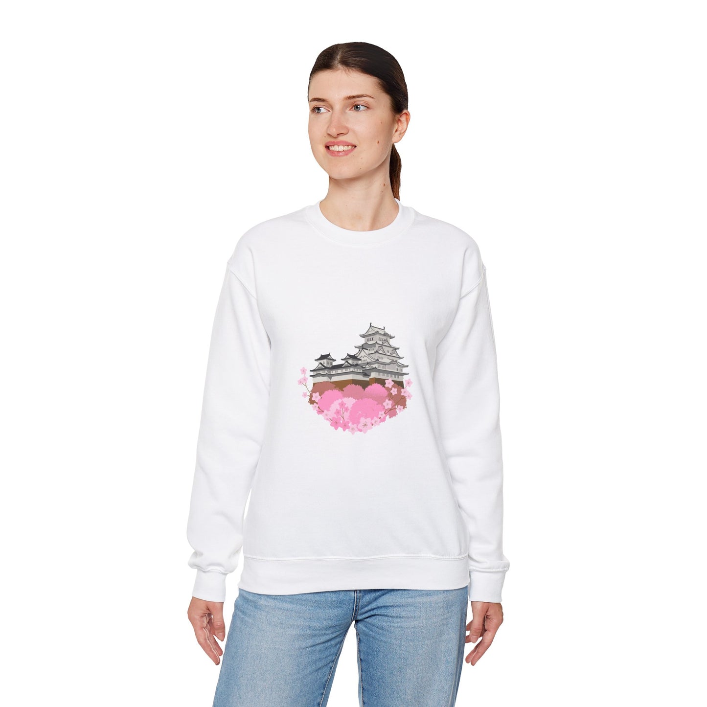 Japanese Building Unisex Heavy Blend™ Crewneck Sweatshirt