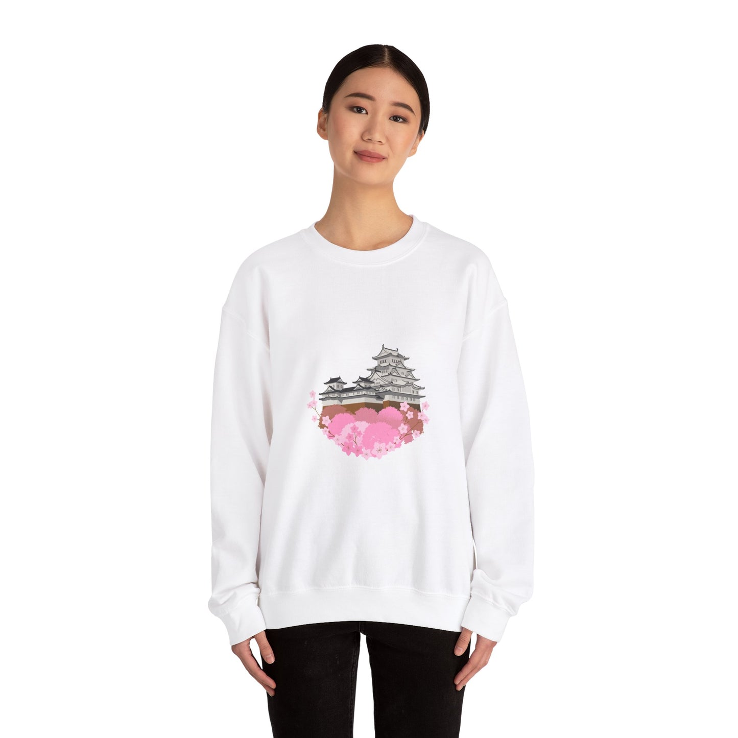 Japanese Building Unisex Heavy Blend™ Crewneck Sweatshirt