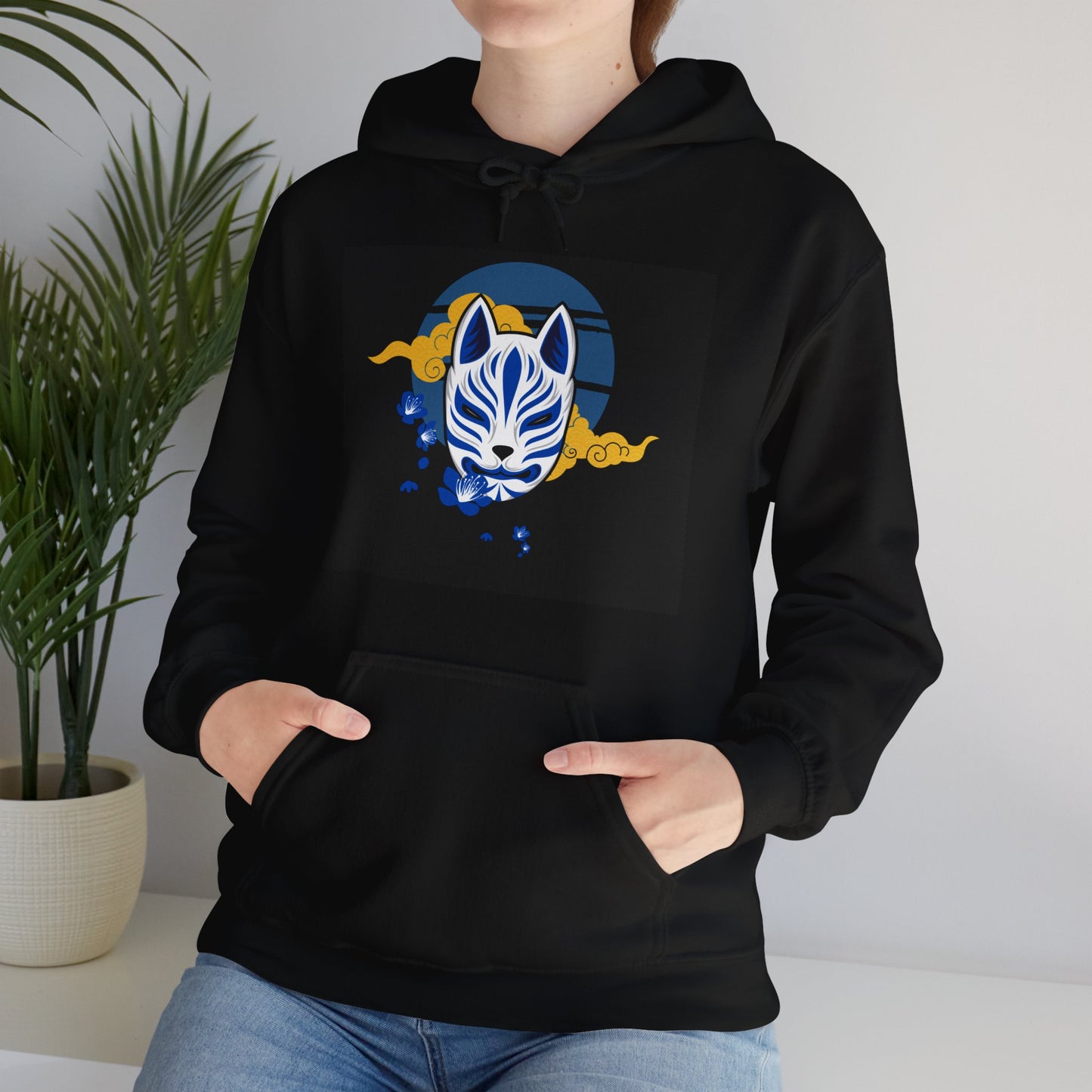 Japanese Cat Unisex Heavy Blend™ Hooded Sweatshirt