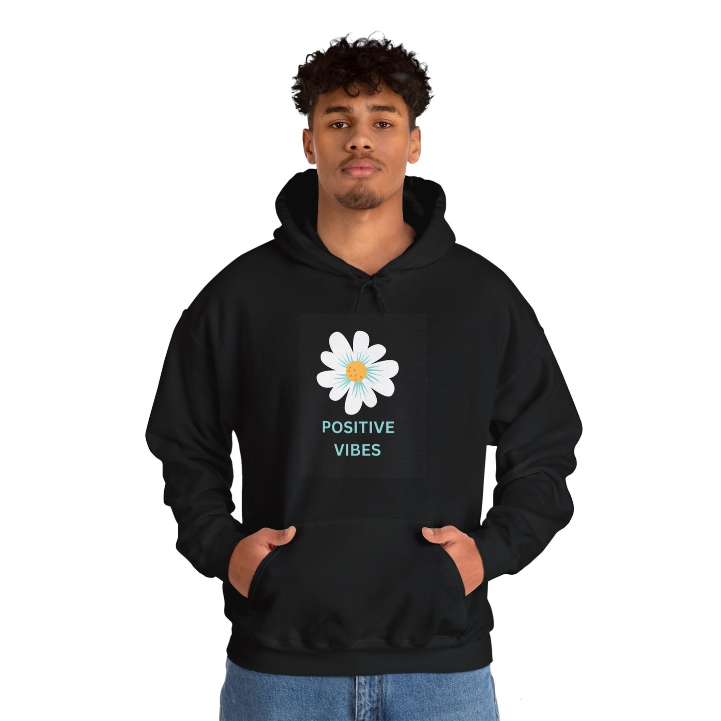 Positive Vibes Unisex Heavy Blend™ Hooded Sweatshirt