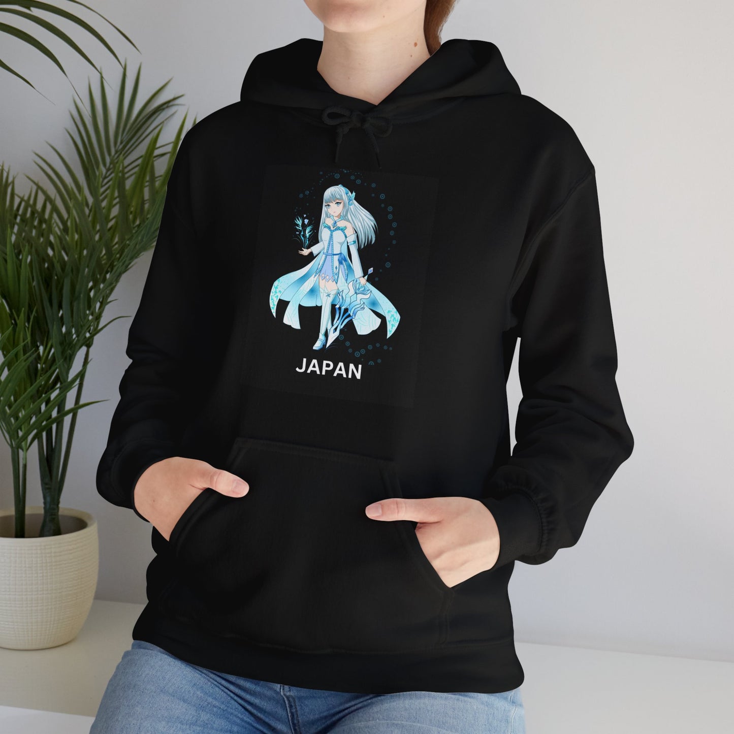 Anime Girl Unisex Heavy Blend™ Hooded Sweatshirt