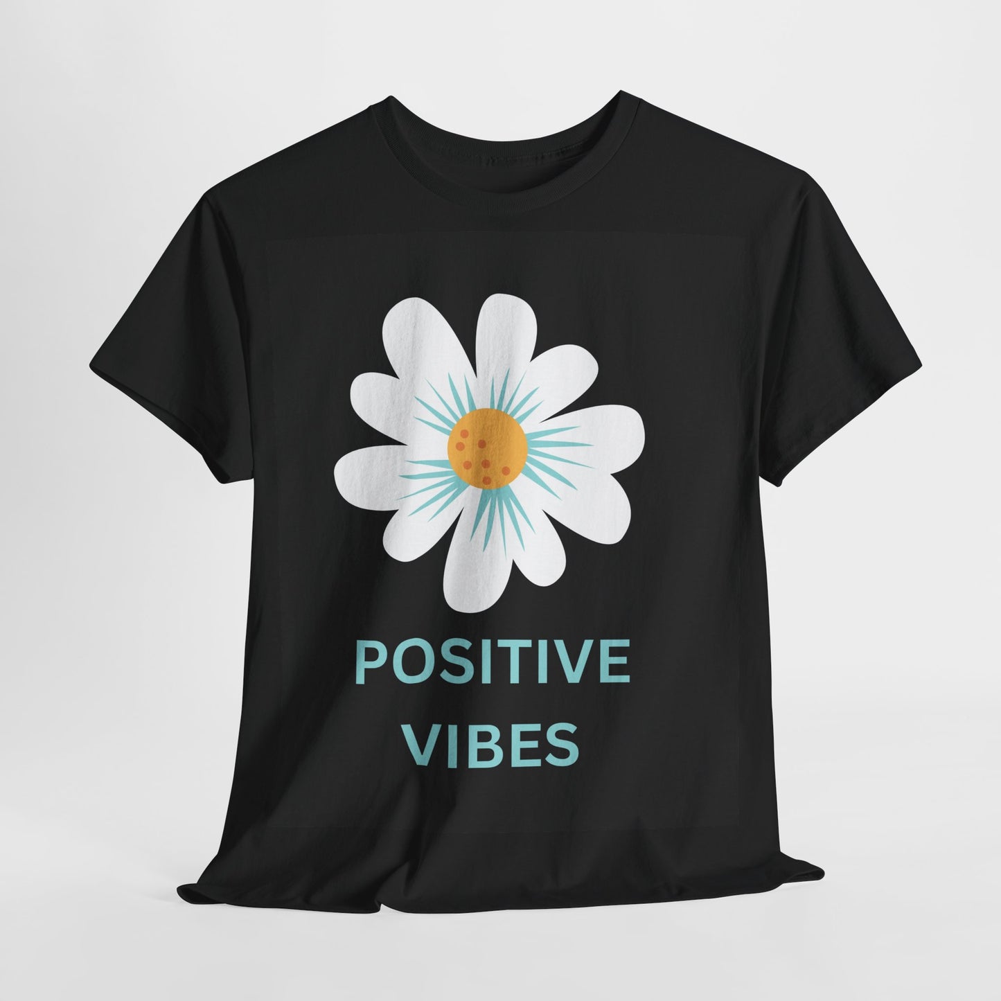 Positive Vibes Unisex Heavy Cotton Tee