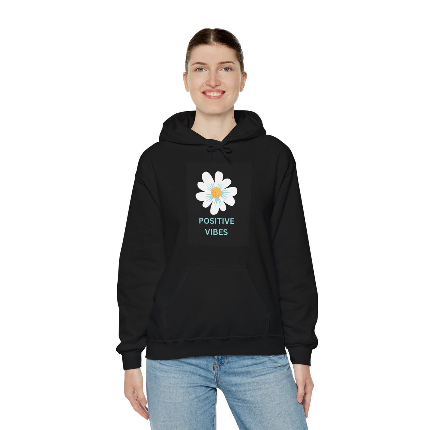 Positive Vibes Unisex Heavy Blend™ Hooded Sweatshirt