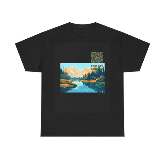 Lake Image Unisex Heavy Cotton Tee