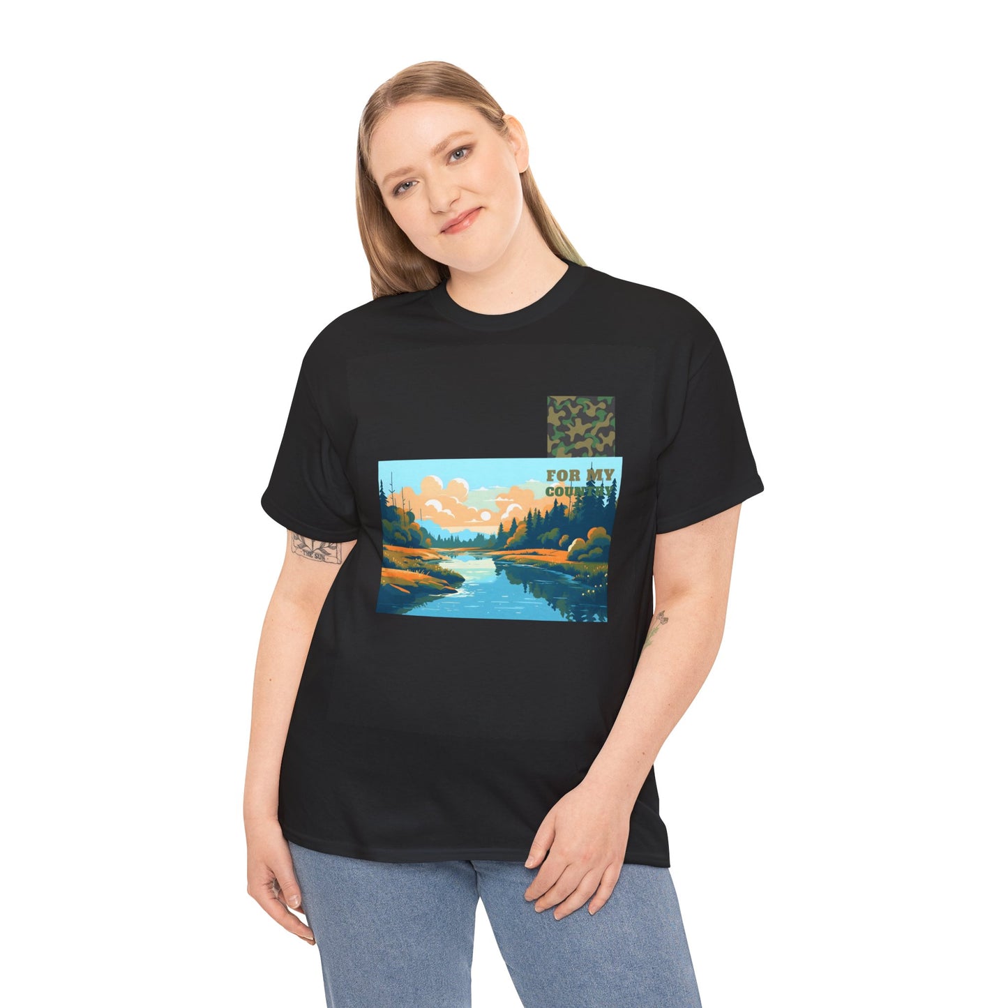 Lake Image Unisex Heavy Cotton Tee