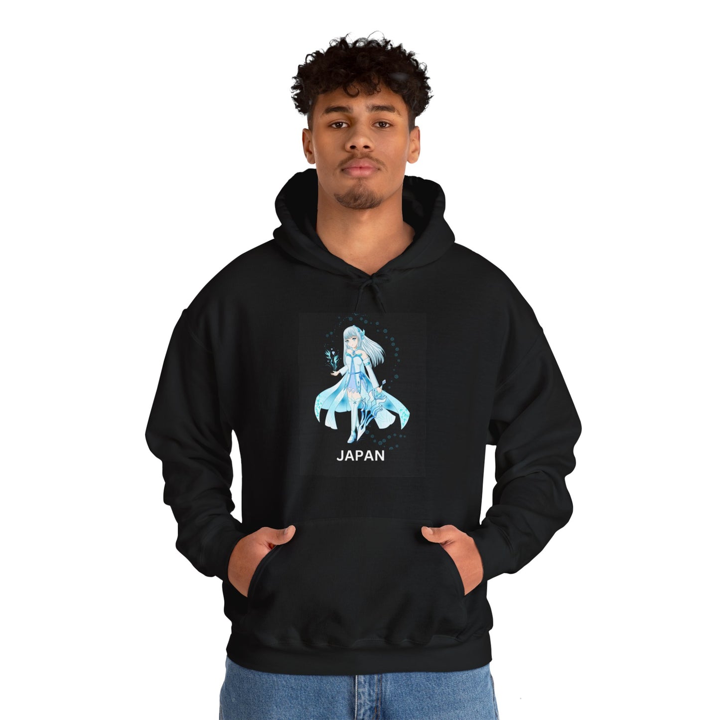 Anime Girl Unisex Heavy Blend™ Hooded Sweatshirt