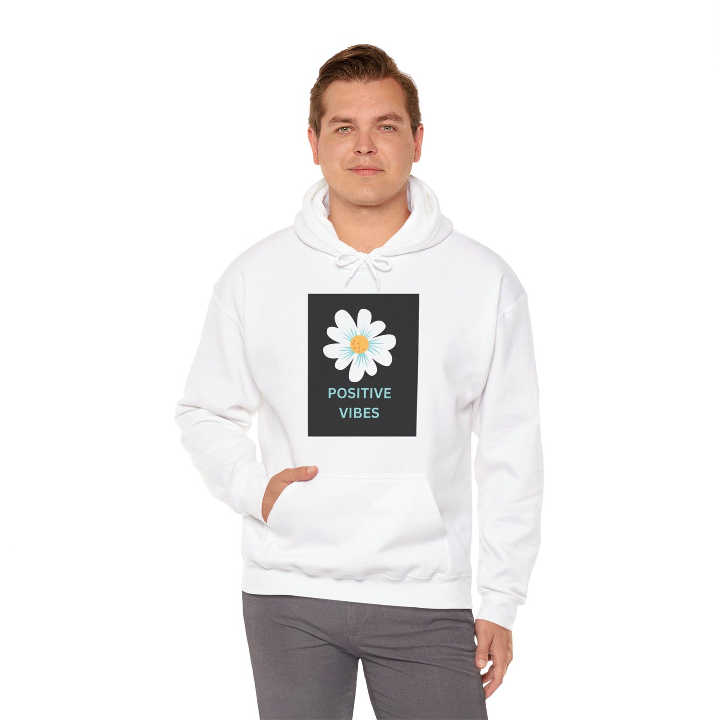 Positive Vibes Unisex Heavy Blend™ Hooded Sweatshirt