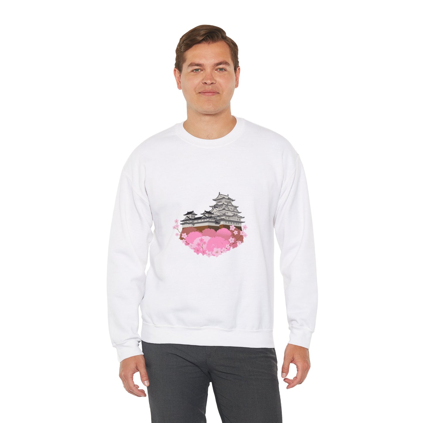 Japanese Building Unisex Heavy Blend™ Crewneck Sweatshirt