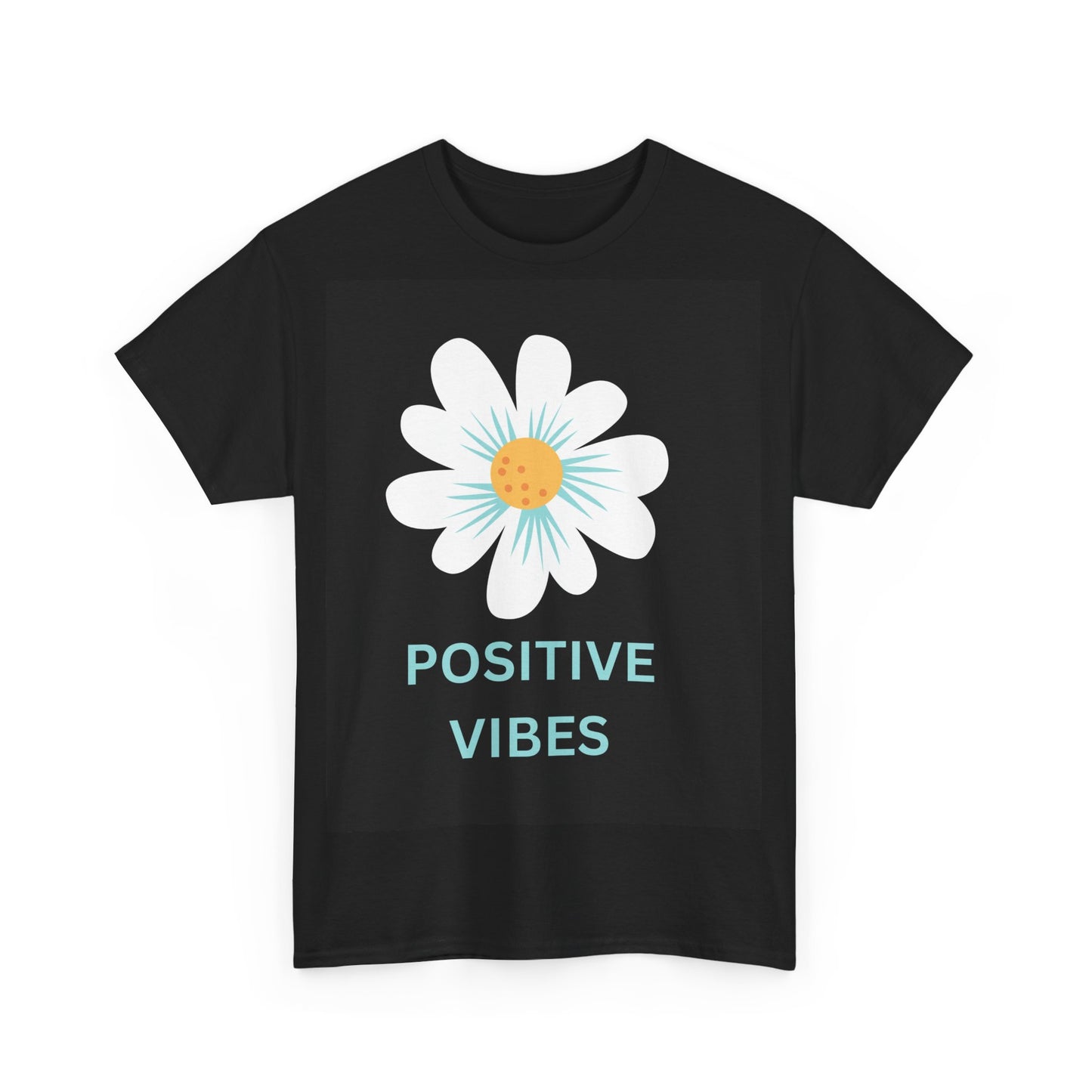 Positive Vibes Unisex Heavy Cotton Tee