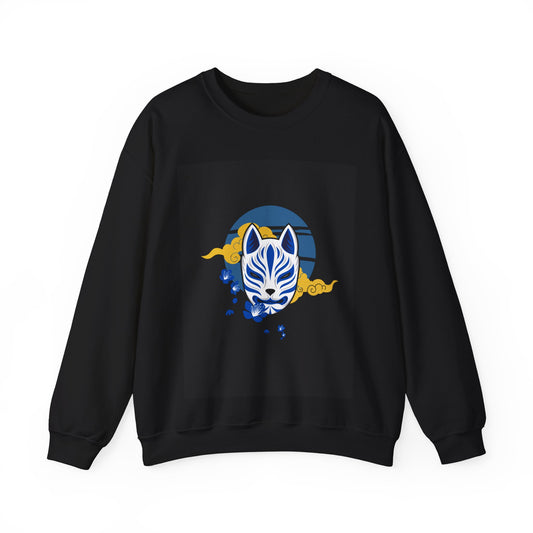 Japanese Cat Unisex Heavy Blend™ Crewneck Sweatshirt