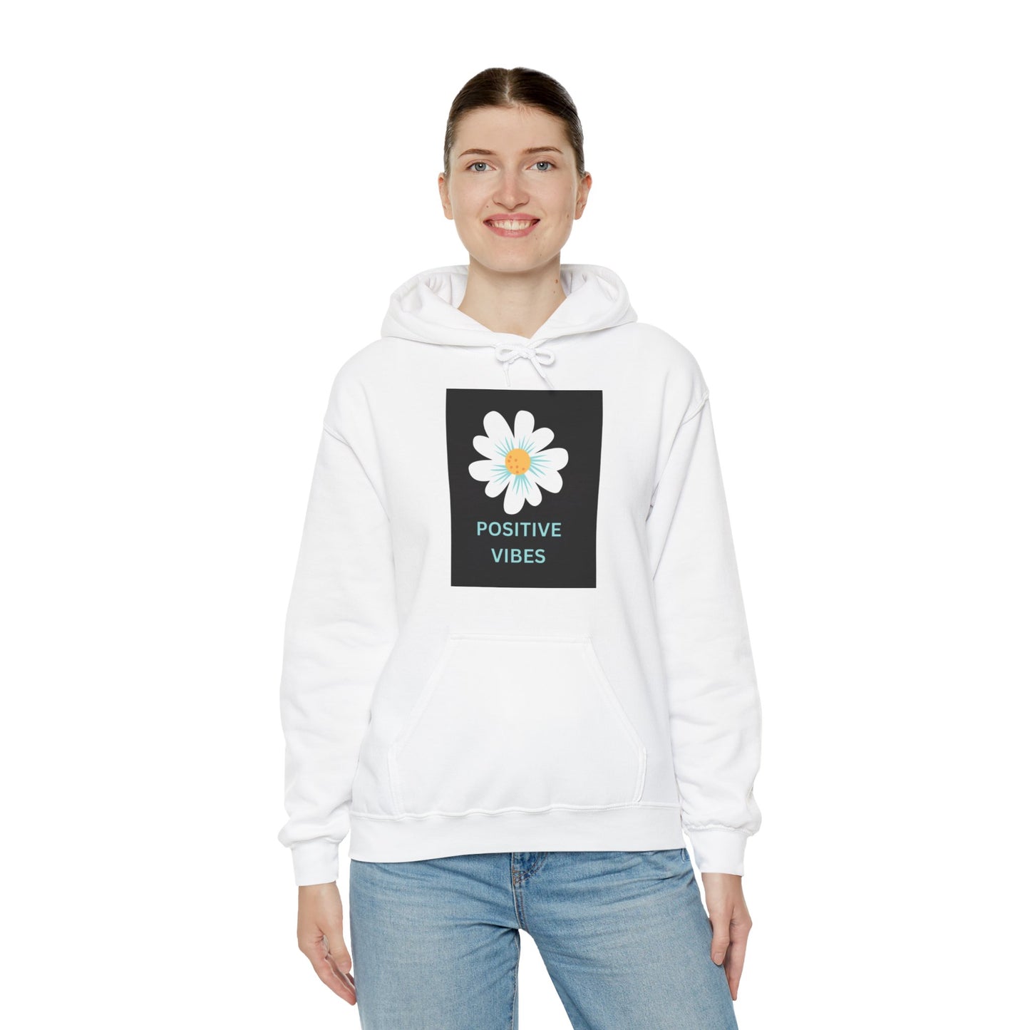 Positive Vibes Unisex Heavy Blend™ Hooded Sweatshirt