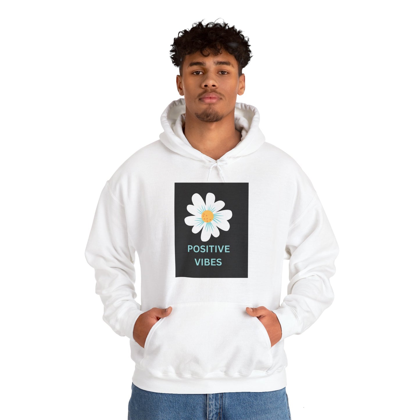 Positive Vibes Unisex Heavy Blend™ Hooded Sweatshirt