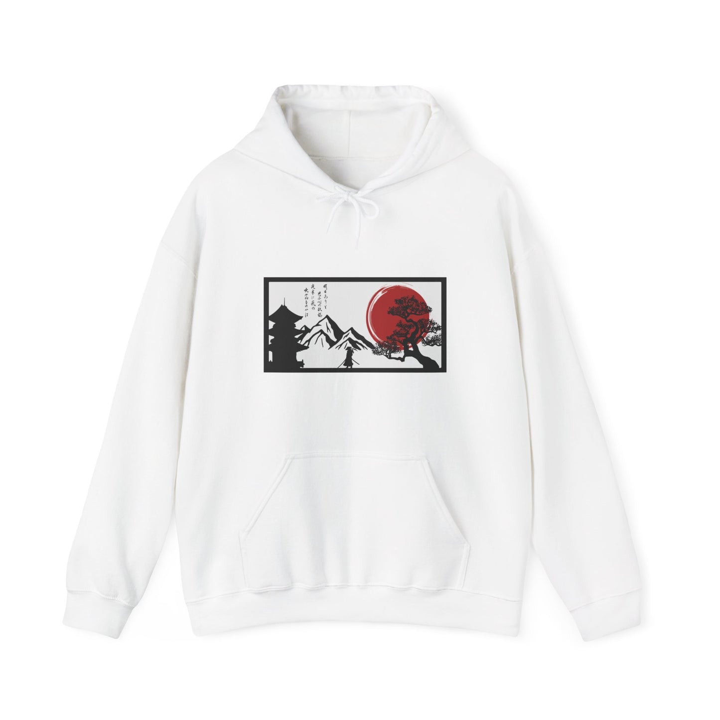 Japanese Mountains Unisex Heavy Blend™ Hooded Sweatshirt