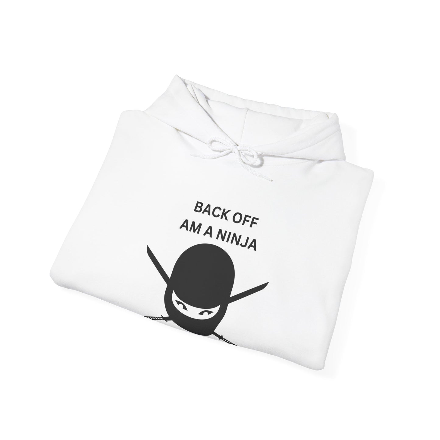 Back Off Am A Ninja Unisex Heavy Blend™ Hooded Sweatshirt