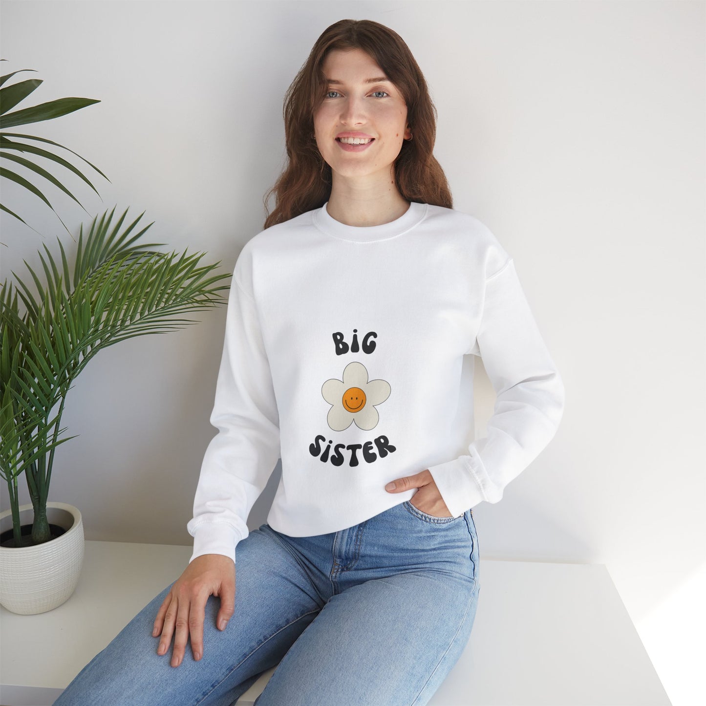 Big Sister Unisex Heavy Blend™ Crewneck Sweatshirt