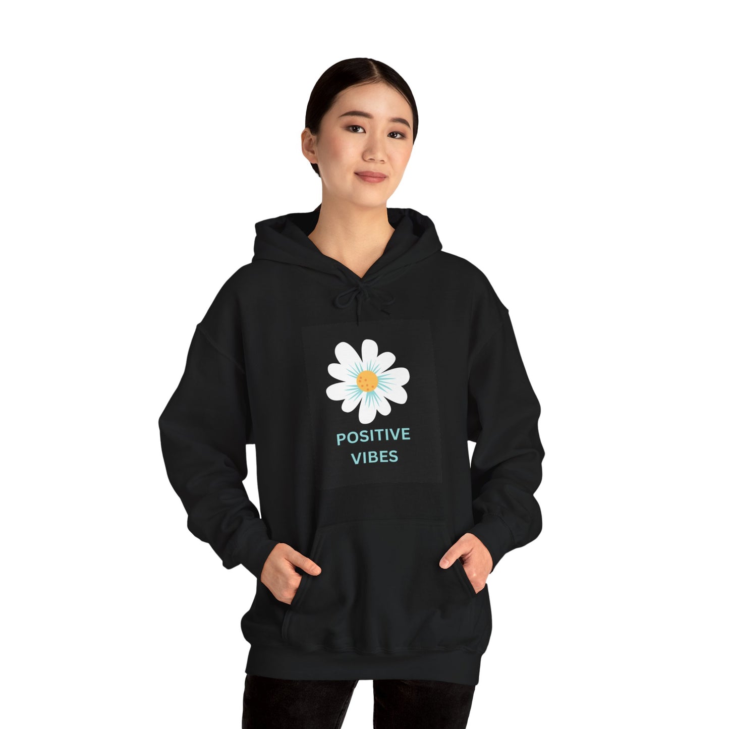 Positive Vibes Unisex Heavy Blend™ Hooded Sweatshirt